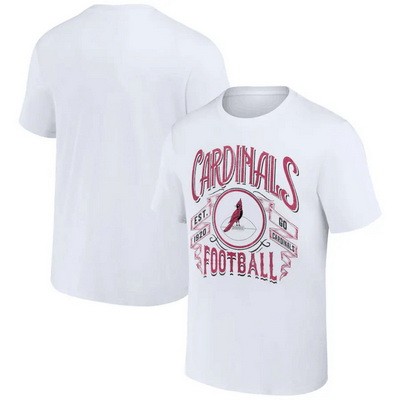 Men's Arizona Cardinals White NFL x Darius Rucker Collection Vintage Football T Shirt