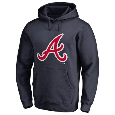 Men's Atlanta Braves Printed Pullover Hoodie 112537