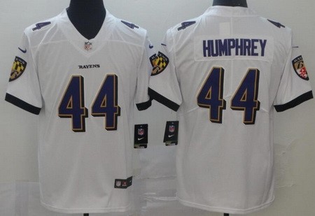 Men's Baltimore Ravens #44 Marlon Humphrey Limited White Vapor Untouchable Jersey