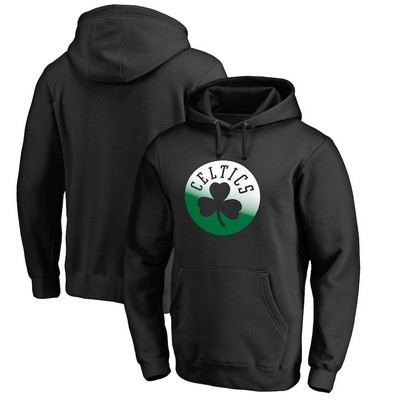 Men's Boston Celtics Black Gradient Logo Pullover Hoodie