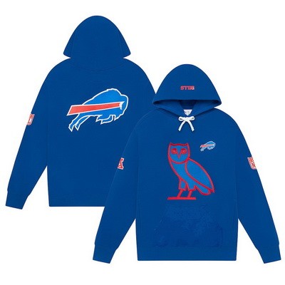 Men's Buffalo Bills Blue OG Owl Pullover Hoodie