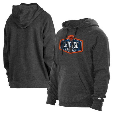 Men's Chicago Bears Charcoal 2021 NFL Draft Hook Pullover Hoodie