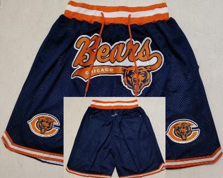 Men's Chicago Bears Navy Just Don Shorts