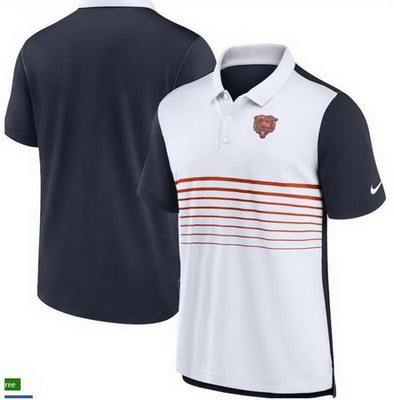 Men's Chicago Bears White Fashion Performance Polo