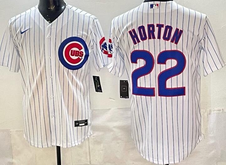 Men's Chicago Cubs #22 Cade Horton White Limited Cool Base Jersey