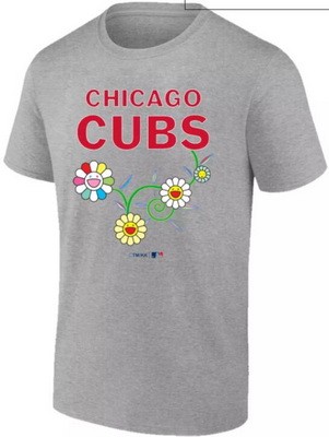 Men's Chicago Cubs Gray 2025 Tokyo Series 2 T Shirt