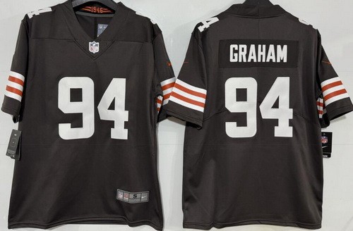 Men's Cleveland Browns #94 Mason Graham Limited Brown Vapor Jersey