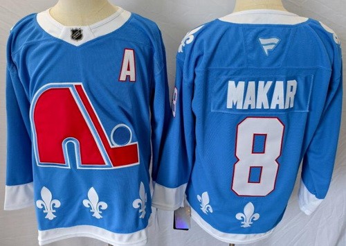 Men's Colorado Avalanche #8 Cale Makar Blue Alternate Authentic Jersey