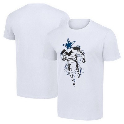 Men's Dallas Cowboys Starter White Logo Graphic T Shirt