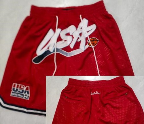 Men's Dream 3 USA Red 1996 Olympic Just Don Shorts