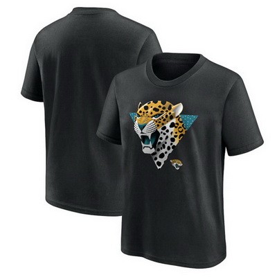 Men's Jacksonville Jaguars Black 2024 Draft Illustrated T Shirt