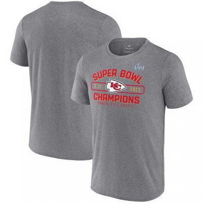 Men's Kansas City Chiefs Gray Printed T Shirt 302300
