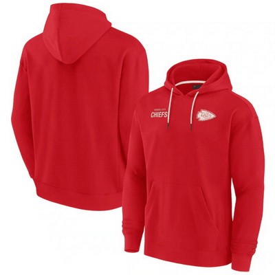 Men's Kansas City Chiefs Red Super Soft Fleece Pullover Hoodie