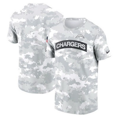 Men's Los Angeles Chargers Arctic Camo 2024 Salute To Service Performance T Shirt