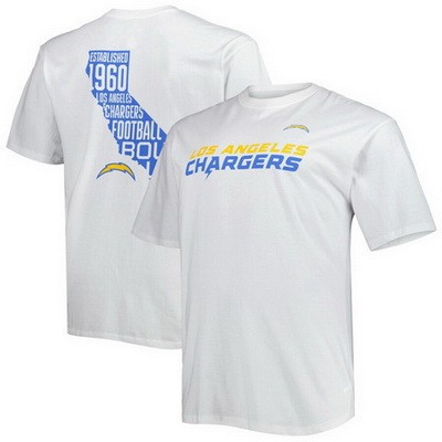 Men's Los Angeles Chargers Printed T Shirt 302391