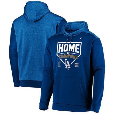 Men's Los Angeles Dodgers 2020 World Series Champions Pullover Hoodie 1008