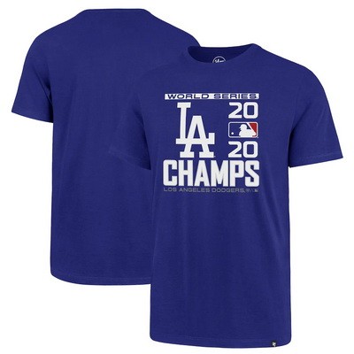 Men's Los Angeles Dodgers 2020 World Series Champions T Shirt 1008