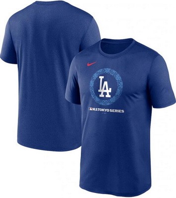 Men's Los Angeles Dodgers Blue 2025 Tokyo Series 3 T Shirt