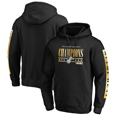 Men's Miami Heat Black 2020 Champions Printed Pullover Hoodie 201106
