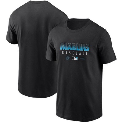 Men's Miami Marlins Printed T Shirt 112095