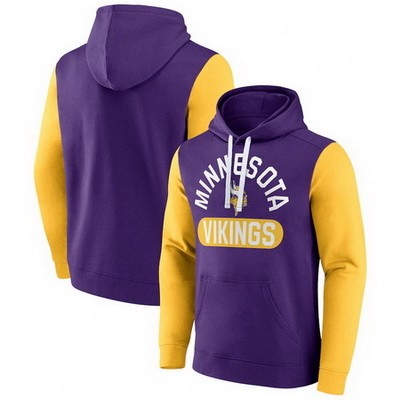 Men's Minnesota Vikings Purple Extra Point Pullover Hoodie