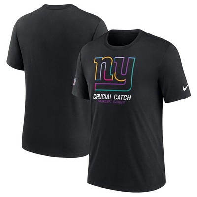 Men's New York Giants Black 2024 Crucial Catch T Shirt