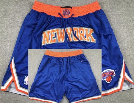 Men's New York Knicks Blue 2023 Just Don Shorts