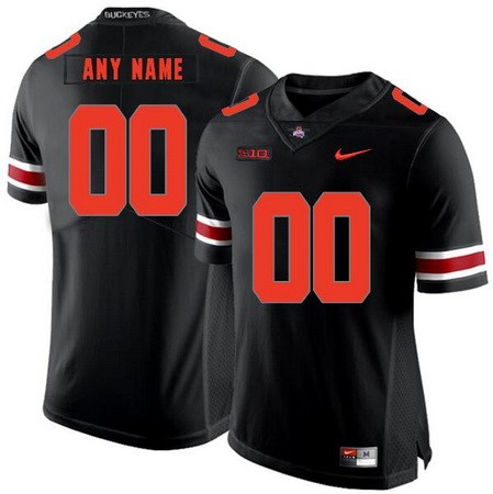 Men's Ohio State Buckeyes Customized Limited Black Lights Out 2019 College Football Jersey