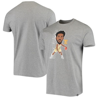 Men's Philadelphia 76ers #21 Joel Embiid Gray Printed T-Shirt 0757