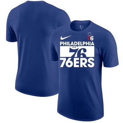 Men's Philadelphia 76ers Blue Courtside This Is Our Year T Shirt
