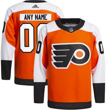 Men's Philadelphia Flyers Customized 2023 Orange Authentic Jersey