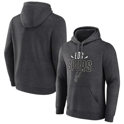 Men's San Antonio Spurs Charcoal Noches Ene Be A Pullover Hoodie