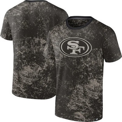Men's San Francisco 49ers Black Shadow T Shirt