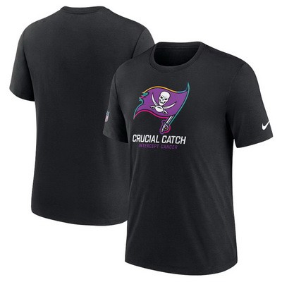 Men's Tampa Bay Buccaneers Black 2024 Crucial Catch T Shirt