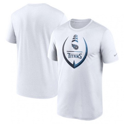 Men's Tennessee Titans White Icon Legend Performance T Shirt
