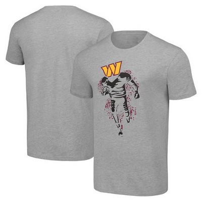 Men's Washington Commanders Starter Gray Logo Graphic T Shirt