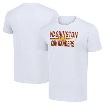 Men's Washington Commanders Starter White Mesh Team Graphic T Shirt