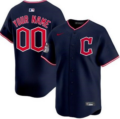 Toddler Cleveland Guardians Customized Navy Limited Jersey