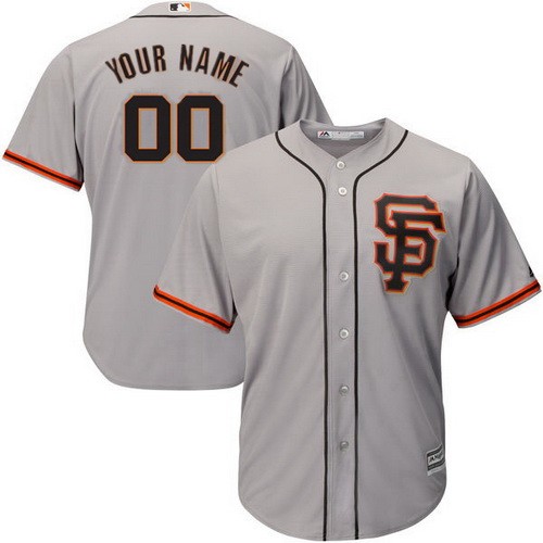Toddler San Francisco Giants Customized Gray 2 Cool Base Jersey