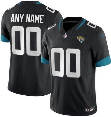 Women's Jacksonville Jaguars Customized Limited Black FUSE Vapor Jersey