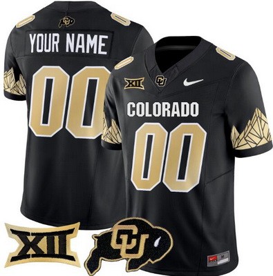 Youth Colorado Buffaloes Custom Limited Black Alternate FUSE College Football Jersey