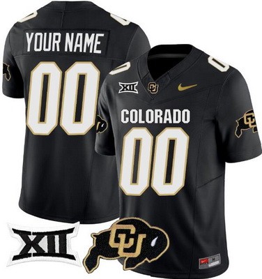 Youth Colorado Buffaloes Custom Limited Black FUSE College Football Jersey