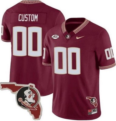 Youth Florida State Seminoles Custom Limited Red Fashion FUSE College Football Jersey