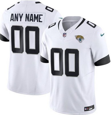 Youth Jacksonville Jaguars Customized Limited White FUSE Vapor Jersey