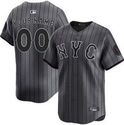 Youth New York Mets Customized Cream 2024 City Connect Limtied Jersey