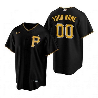 Youth Pittsburgh Pirates Customized Black 2020 Cool Base Jersey