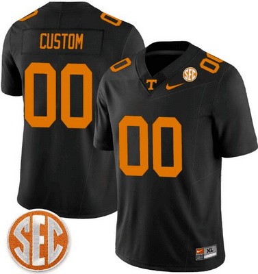 Youth Tennessee Volunteers Custom Limited Black FUSE College Football Jersey
