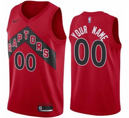 Youth Toronto Raptors Customized Red 2021 Stitched Swingman Jersey