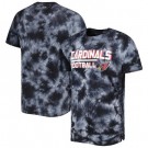 Men's Arizona Cardinals Black Resolution Tie Dye Raglan T Shirt