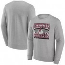 Men's Arizona Cardinals Gray Chance Throwback Fleece Pullover Sweatshirt